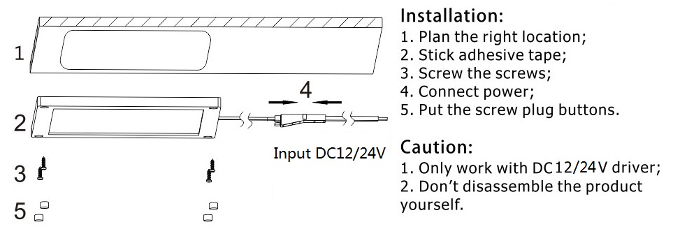 CRI 90-95 NTO standard series product installation