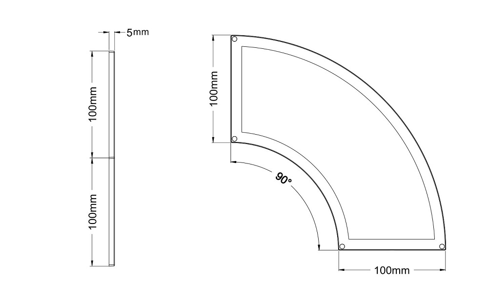 100mm Quarter Annulus NTO light module-d
